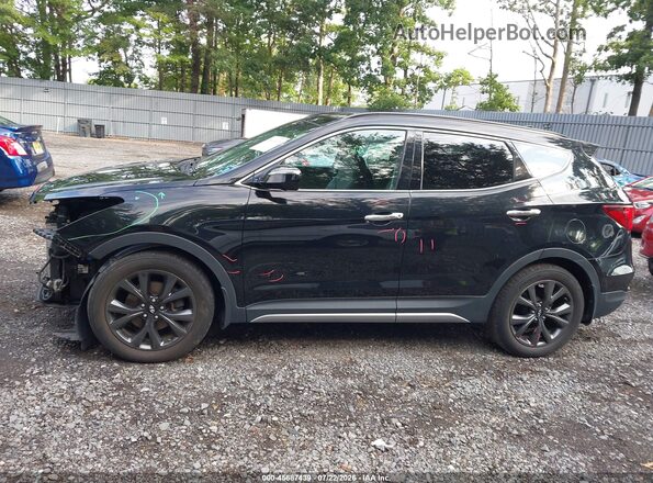 5XYZWDLA6HG413192 2017 HYUNDAI SANTA FE SPORT Black Vista interior de 360 grados