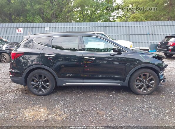 5XYZWDLA6HG413192 2017 HYUNDAI SANTA FE SPORT Black Vista interior trasera