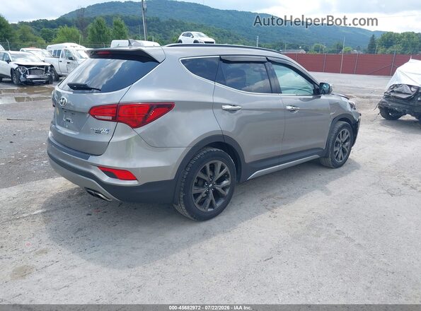 5XYZWDLA7JG514599 2018 HYUNDAI SANTA FE SPORT Silver Tył prawy