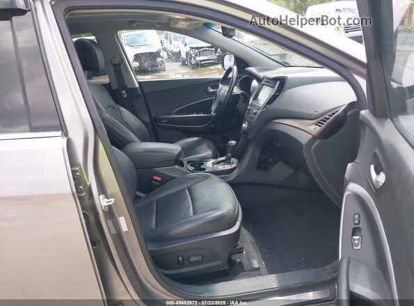 5XYZWDLA7JG514599 2018 HYUNDAI SANTA FE SPORT Silver Widok wnętrza z przodu