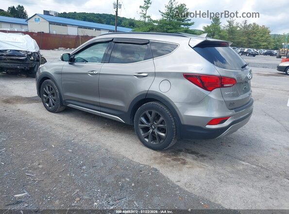 5XYZWDLA7JG514599 2018 HYUNDAI SANTA FE SPORT Silver Tył lewy