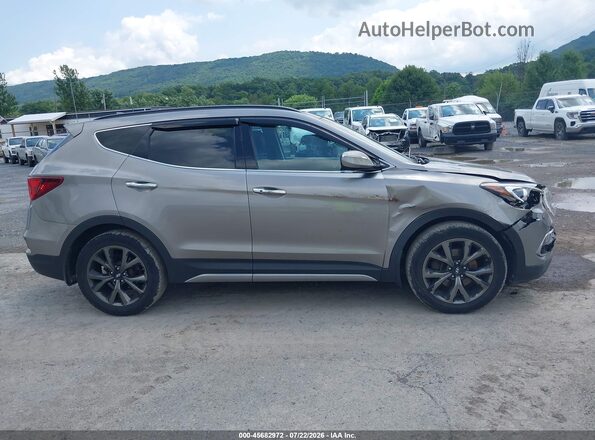 5XYZWDLA7JG514599 2018 HYUNDAI SANTA FE SPORT Silver Widok wnętrza z tyłu