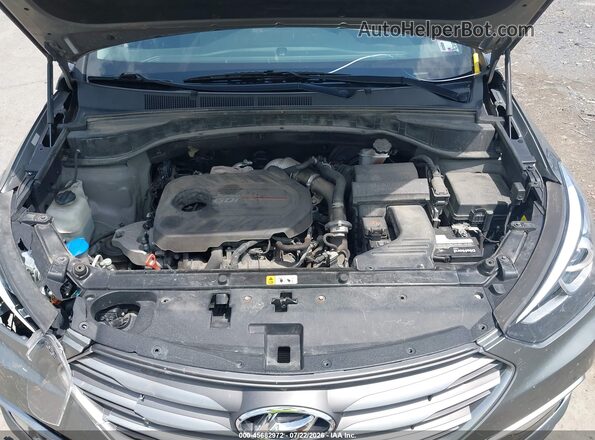5XYZWDLA7JG514599 2018 HYUNDAI SANTA FE SPORT Silver Widok z tyłu