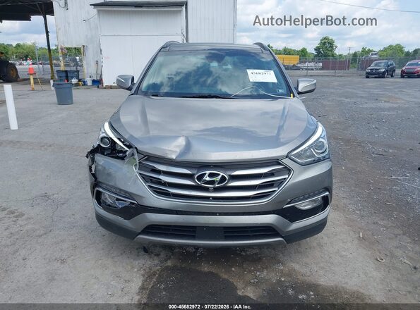 5XYZWDLA7JG514599 2018 HYUNDAI SANTA FE SPORT Silver Widok zestawu wskaźników