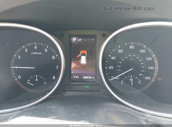 5XYZWDLA7JG514599 2018 HYUNDAI SANTA FE SPORT Silver Widok tylnych siedzeń