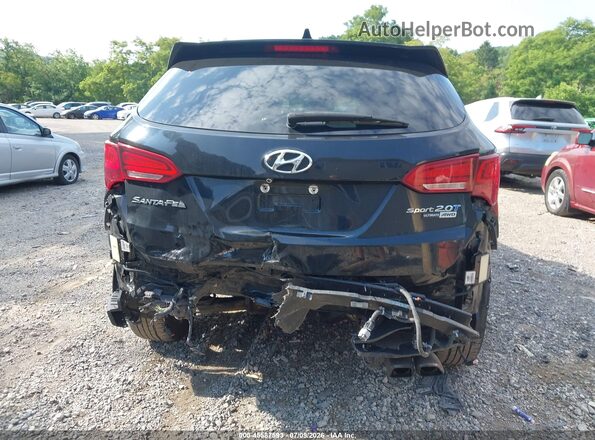 5XYZWDLA7JG524615 2018 HYUNDAI SANTA FE SPORT Black 