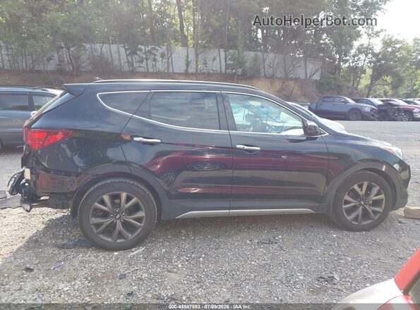 5XYZWDLA7JG524615 2018 HYUNDAI SANTA FE SPORT Black სალონის 360-გრადუსიანი ხედი