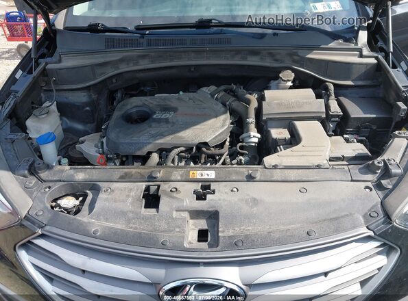 5XYZWDLA7JG524615 2018 HYUNDAI SANTA FE SPORT Black უკანა ხედი