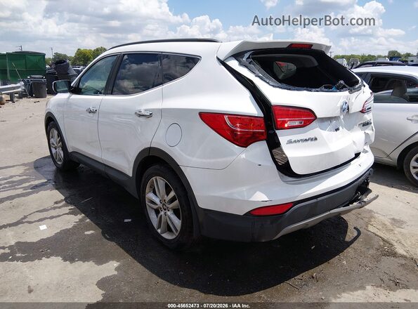 5XYZWDLA8GG316056 2016 HYUNDAI SANTA FE SPORT Белый Задняя левая четверть