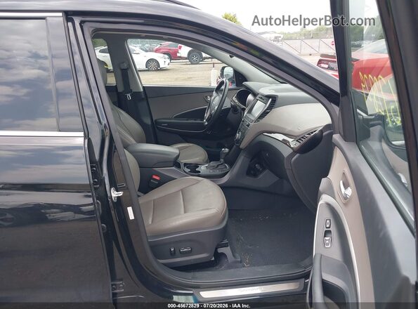 5XYZWDLA8HG466685 2017 HYUNDAI SANTA FE SPORT Черный Вид салона спереди