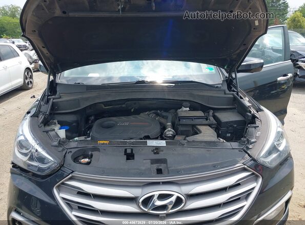 5XYZWDLA8HG466685 2017 HYUNDAI SANTA FE SPORT Черный Вид сзади