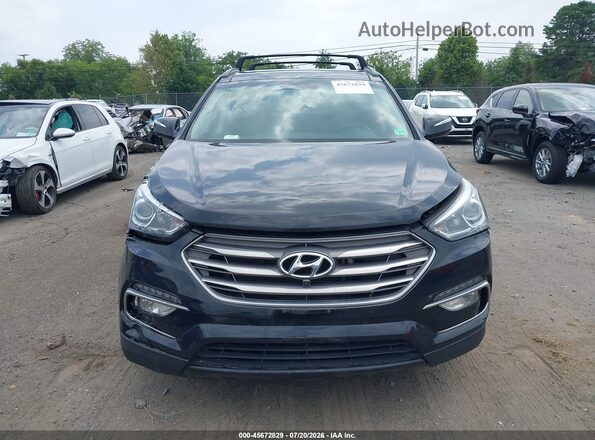 5XYZWDLA8HG466685 2017 HYUNDAI SANTA FE SPORT Черный Вид щитка приборов