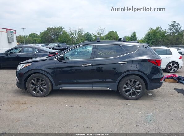 5XYZWDLA8HG466685 2017 HYUNDAI SANTA FE SPORT Черный Панорамный вид салона 360°