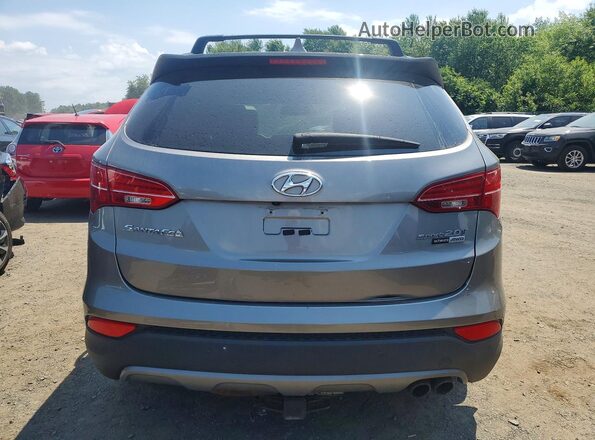 5XYZWDLA9GG346134 2016 HYUNDAI SANTA Серый Вид сзади