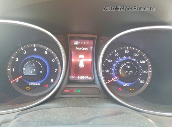 5XYZWDLA9GG346134 2016 HYUNDAI SANTA Серый Вид щитка приборов