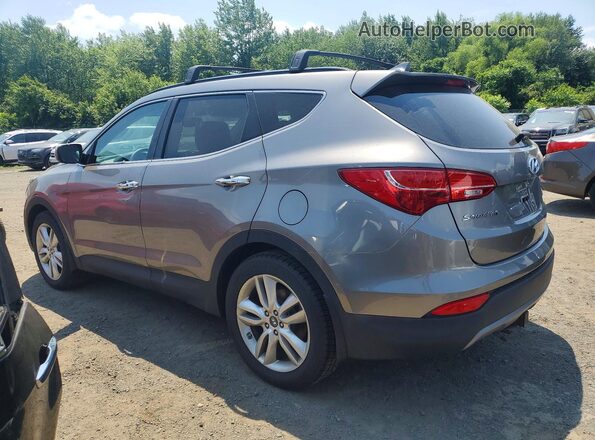 5XYZWDLA9GG346134 2016 HYUNDAI SANTA Серый Задняя левая четверть