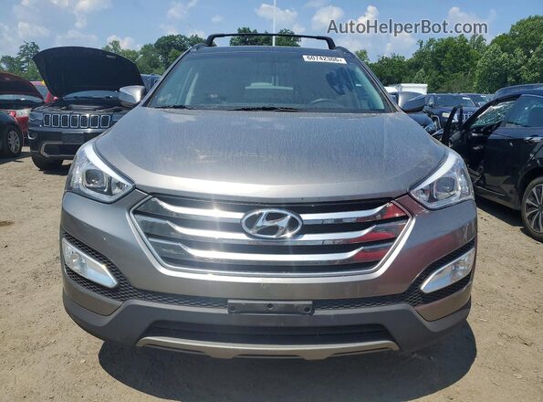 5XYZWDLA9GG346134 2016 HYUNDAI SANTA Серый Вид спереди