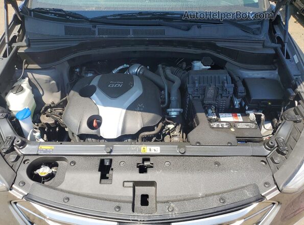 5XYZWDLA9GG346134 2016 HYUNDAI SANTA Серый Вид подкапотного пространства