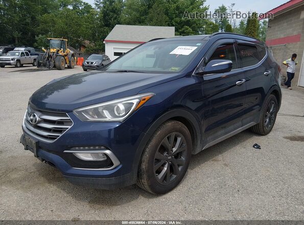 5XYZWDLA9JG564100 2018 HYUNDAI SANTA FE SPORT Blue Przód lewy