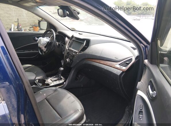 5XYZWDLA9JG564100 2018 HYUNDAI SANTA FE SPORT Blue Widok wnętrza z przodu