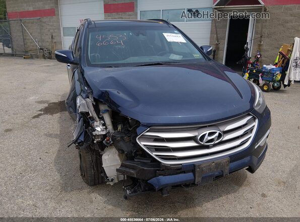 5XYZWDLA9JG564100 2018 HYUNDAI SANTA FE SPORT Blue Widok z przodu