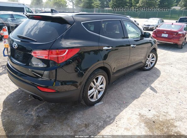 5XYZWDLAXGG310064 2016 HYUNDAI SANTA FE SPORT Черный Задняя правая четверть