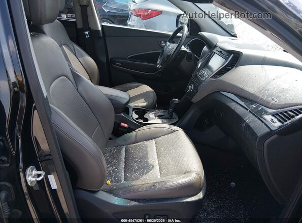 5XYZWDLAXGG310064 2016 HYUNDAI SANTA FE SPORT Черный Вид салона спереди
