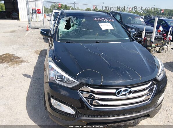 5XYZWDLAXGG310064 2016 HYUNDAI SANTA FE SPORT Черный Вид спереди