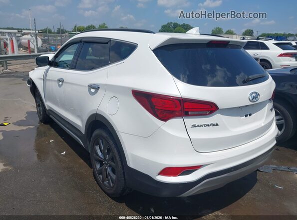 5XYZWDLAXHG388846 2017 HYUNDAI SANTA FE SPORT White Rear left