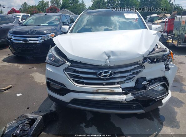 5XYZWDLAXHG388846 2017 HYUNDAI SANTA FE SPORT White Instrument cluster view