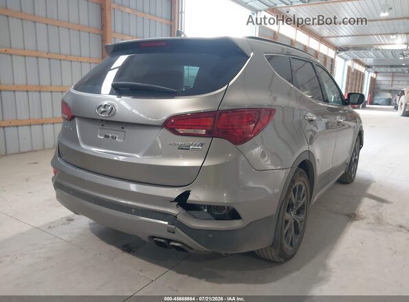 5XYZWDLAXHG413339 2017 HYUNDAI SANTA FE SPORT Серебряный Вид спереди