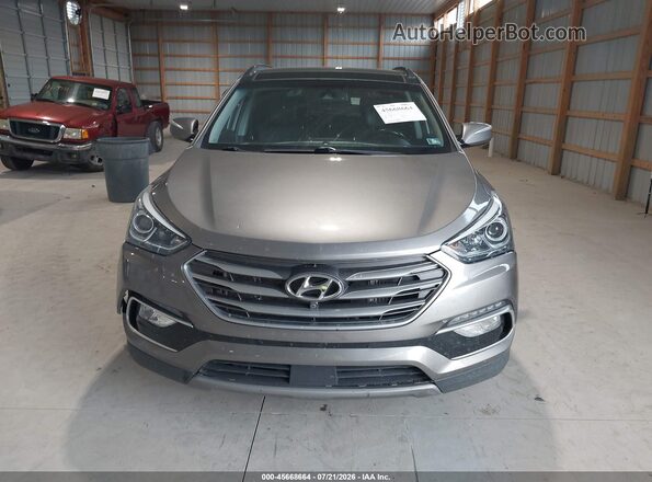 5XYZWDLAXHG413339 2017 HYUNDAI SANTA FE SPORT Серебряный Вид щитка приборов