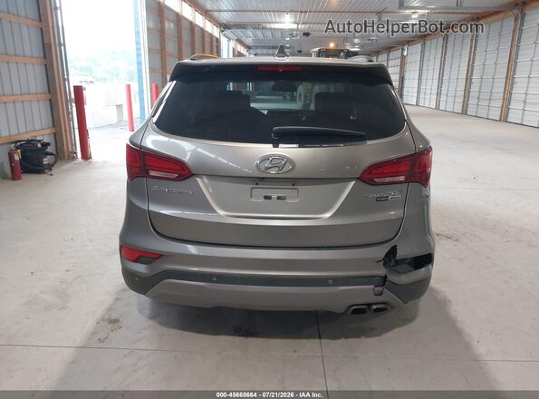 5XYZWDLAXHG413339 2017 HYUNDAI SANTA FE SPORT Серебряный 