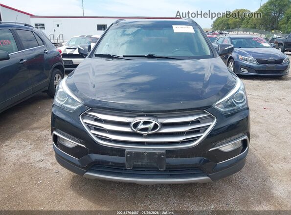 5XYZWDLAXHG464128 2017 HYUNDAI SANTA FE SPORT Черный Вид щитка приборов