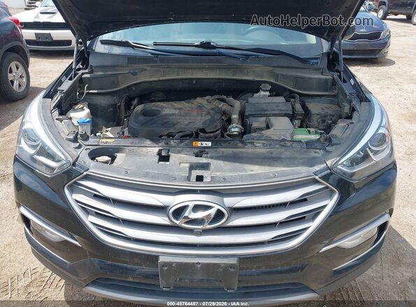 5XYZWDLAXHG464128 2017 HYUNDAI SANTA FE SPORT Черный Вид сзади