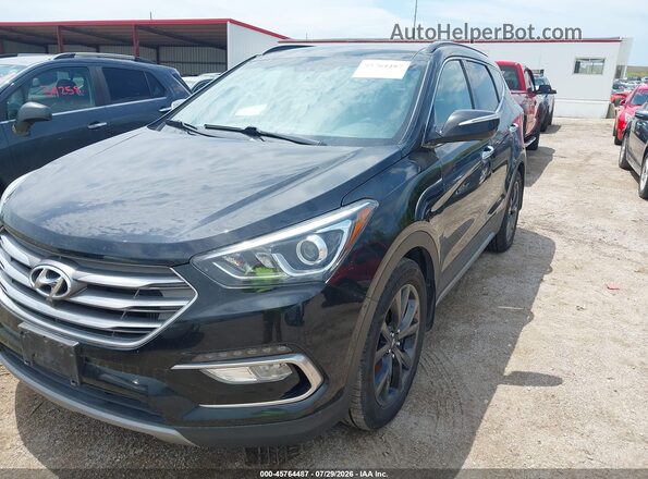 5XYZWDLAXHG464128 2017 HYUNDAI SANTA FE SPORT Черный 