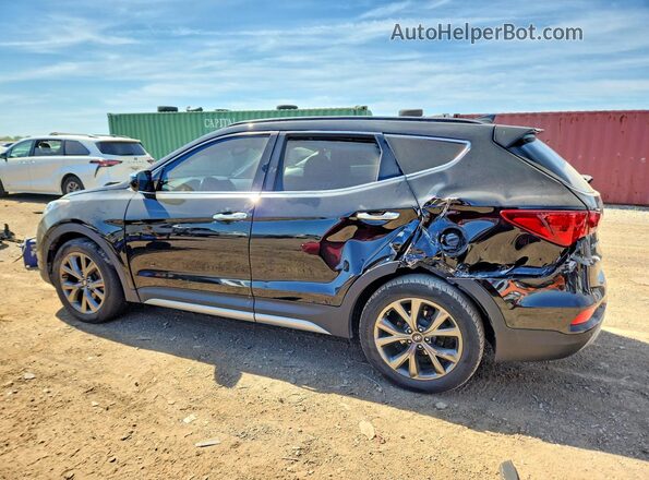5XYZWDLAXHG485562 2017 HYUNDAI SANTA Black Trasero izquierdo