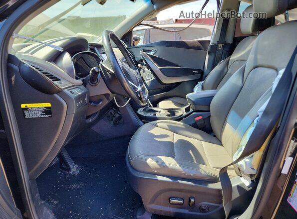 5XYZWDLAXHG485562 2017 HYUNDAI SANTA Black Vista interior delantera