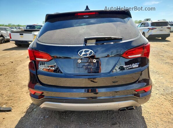 5XYZWDLAXHG485562 2017 HYUNDAI SANTA Black Vista trasera
