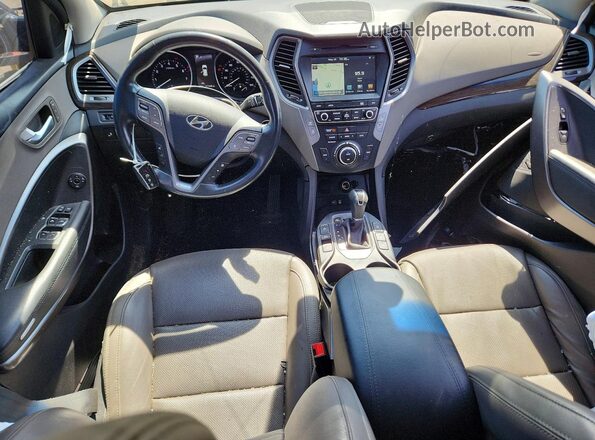 5XYZWDLAXHG485562 2017 HYUNDAI SANTA Black Vista del salpicadero