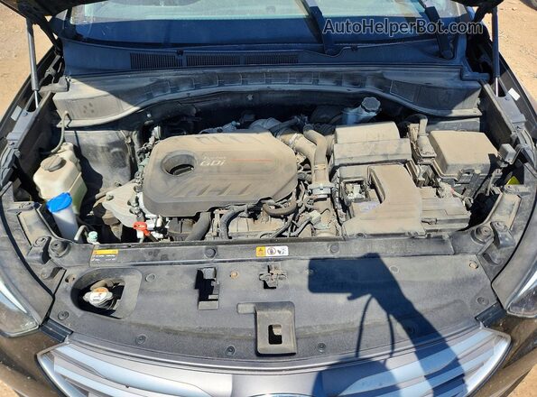 5XYZWDLAXHG485562 2017 HYUNDAI SANTA Black Vista interior trasera