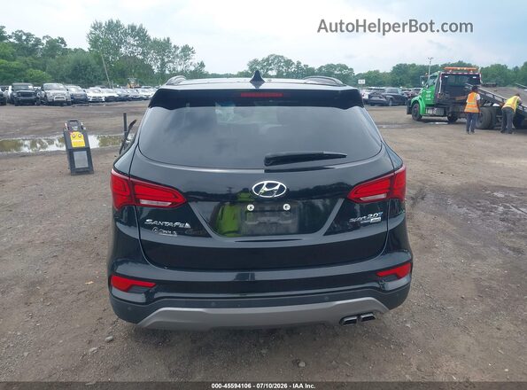 5XYZWDLAXJG504682 2018 HYUNDAI SANTA FE SPORT Black 