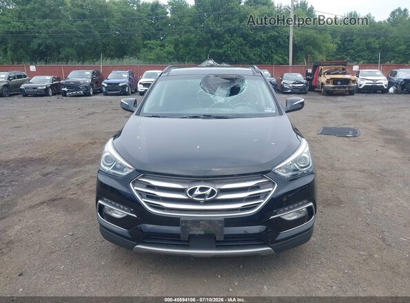 5XYZWDLAXJG504682 2018 HYUNDAI SANTA FE SPORT Black 