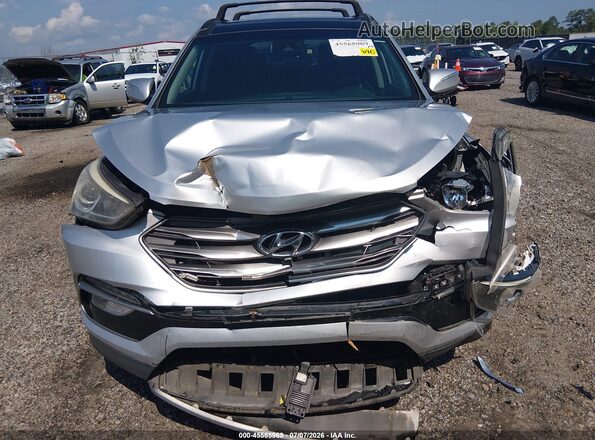 5XYZWDLAXJG534264 2018 HYUNDAI SANTA FE SPORT Silver წინა ხედი