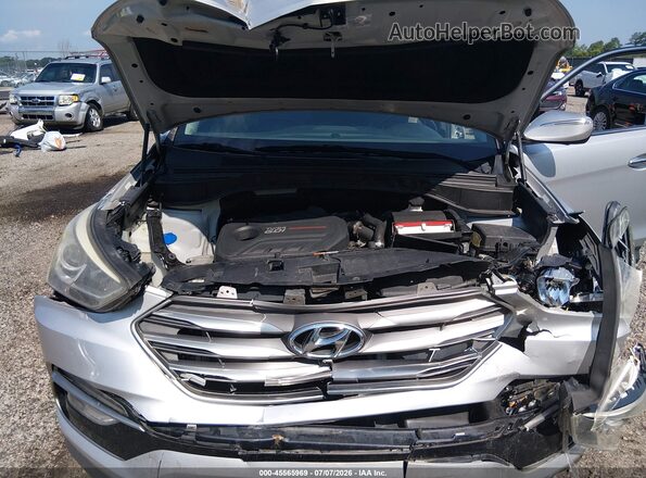 5XYZWDLAXJG534264 2018 HYUNDAI SANTA FE SPORT Silver უკანა ხედი