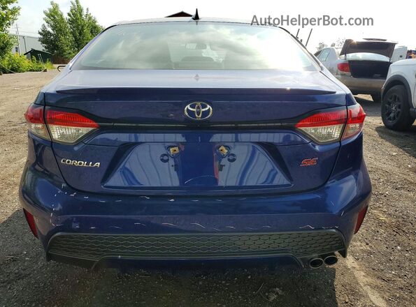 5YFB4MBE0MP089397 2021 TOYOTA COROLLA Синий Вид сзади