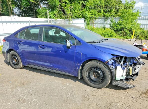 5YFB4MBE0MP089397 2021 TOYOTA COROLLA Синий Передняя правая четверть