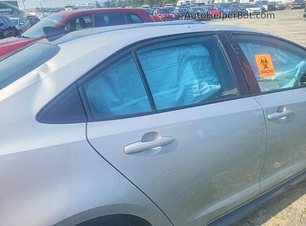 5YFB4MBE0NP098764 2022 TOYOTA COROLLA Gray უკანა სავარძლების ხედი