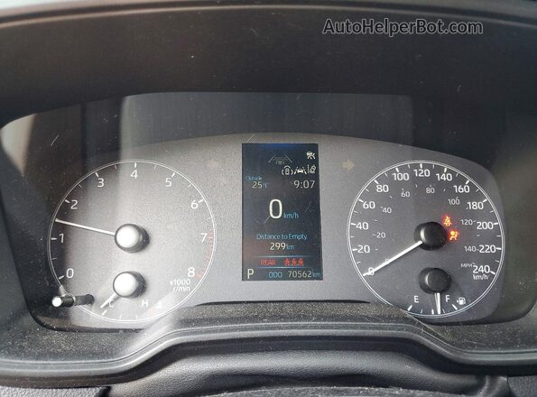 5YFB4MBE0RP189538 2024 TOYOTA COROLLA White ხელსაწყოთა პანელის ხედი