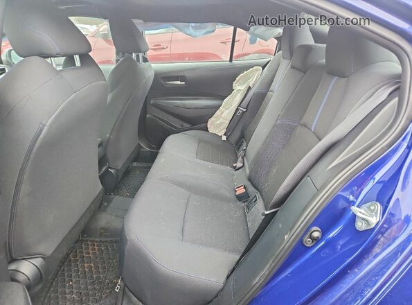 5YFB4MBE4NP100239 2022 TOYOTA COROLLA Blue Հետևի նստատեղերի տեսք